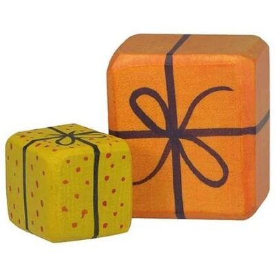 Holztiger Houten Figuren - 2 Cadeausets - Spel & Decoratie Holztiger Houten Figuren - 2 Cadeausets - Spel & Decoratie