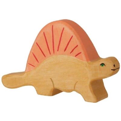 Holztiger Dimetrodon - Blauw, Bruin - 11x2,3x6,5cm - Houten Figurine Holztiger Dimetrodon - Blauw, Bruin - 11x2,3x6,5cm - Houten Figurine
