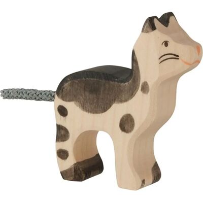 Figurine en Bois Holztiger - Chaton Petit - Qualité Européenne - Publicité Figurine en Bois Holztiger - Chaton Petit - Qualité Européenne - Publicité