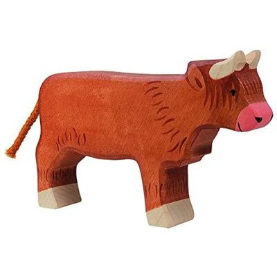 Holztiger Hochlandrind Holzfigur - Spielzeug 80556 Holztiger Hochlandrind Holzfigur - Spielzeug 80556