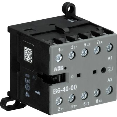 ABB B6-40-00 4-poliger Kontaktschutzschalter - 20A 4kW, 24V Spule ABB B6-40-00 4-poliger Kontaktschutzschalter - 20A 4kW, 24V Spule