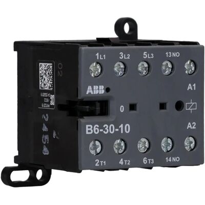 ABB Schütz - 230V AC, 3 NA, 4kW, B6-30-10-80 ABB Schütz - 230V AC, 3 NA, 4kW, B6-30-10-80