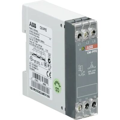 ABB CM-PFE Phasenüberwachung Relais - 3-Phasen, DIN-Schiene ABB CM-PFE Phasenüberwachung Relais - 3-Phasen, DIN-Schiene
