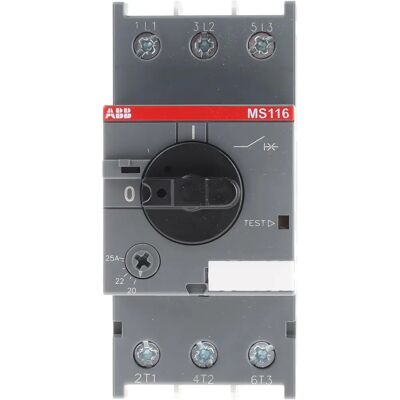 ABB MS116-25 Wyłącznik silnikowy - IP20 - 20-25A ABB MS116-25 Wyłącznik silnikowy - IP20 - 20-25A
