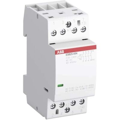 ABB ESB25-20N-06 Kontaktor - 25A, 230V, Leise, Modi ABB ESB25-20N-06 Kontaktor - 25A, 230V, Leise, Modi