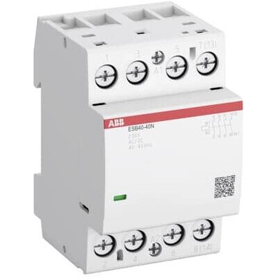 ABB ESB40-40N-08 - Installationsschütz 40A 400VAC/220VDC ESB40-40N-08 ABB ESB40-40N-08 - Installationsschütz 40A 400VAC/220VDC ESB40-40N-08