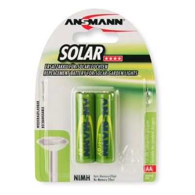 Ansmann 5035513 Bateria recarregável NiMH AA - Pacote com 2 Ansmann 5035513 Bateria recarregável NiMH AA - Pacote com 2