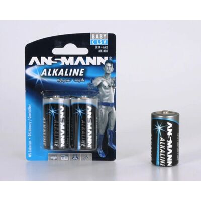 Ansmann Battery C 1.5V - High Capacity, Long Shelf Life - Battery Ansmann Battery C 1.5V - High Capacity, Long Shelf Life - Battery