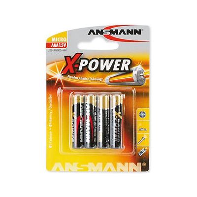 Pile Micro AAA Ansmann - Pack de 4 - Piles Pile Micro AAA Ansmann - Pack de 4 - Piles