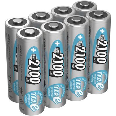 Ansmann MaxE AA Rechargeable Battery Set 2100mAh - Battery Type Ansmann MaxE AA Rechargeable Battery Set 2100mAh - Battery Type