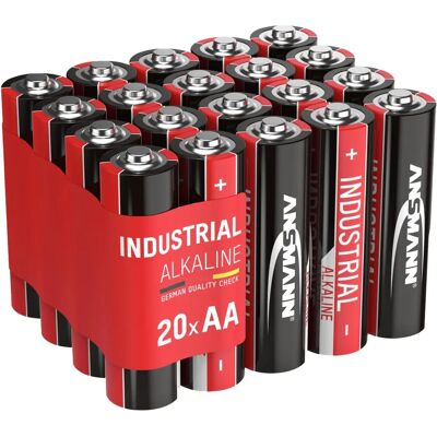 Ansmann Alkaline Batteries AA Industrial - 20 Pack Ansmann Alkaline Batteries AA Industrial - 20 Pack