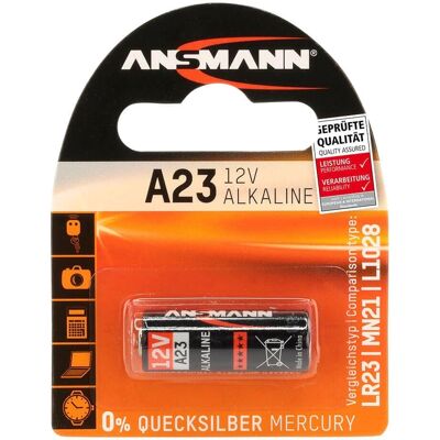 Ansmann A23 Batteri - 12V Alkalisk - Pålitlig Kraft Ansmann A23 Batteri - 12V Alkalisk - Pålitlig Kraft