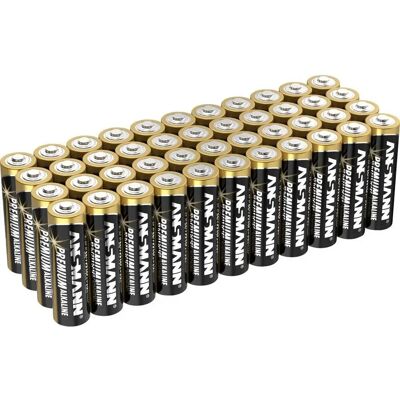 Ansmann AA Batterie - 44 Stück - Zuverlässig Ansmann AA Batterie - 44 Stück - Zuverlässig