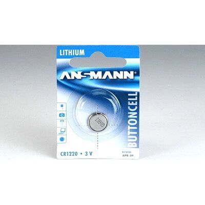 Bateria de lítio Ansmann CR1220 - Fonte de energia compacta 3V Bateria de lítio Ansmann CR1220 - Fonte de energia compacta 3V