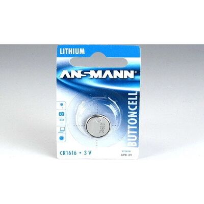 Bateria de lítio Ansmann CR 1616 - 3V Célula de botão Bateria de lítio Ansmann CR 1616 - 3V Célula de botão