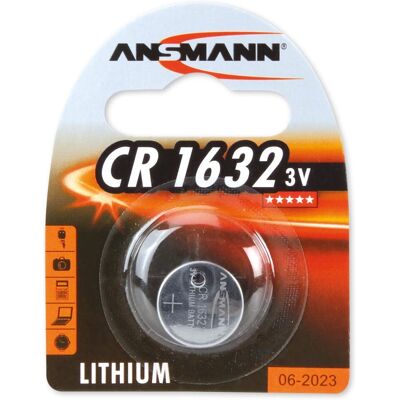 ANSMANN 1516-0004 Silvers litiumpillerbatteri - Typ: CR1632 ANSMANN 1516-0004 Silvers litiumpillerbatteri - Typ: CR1632