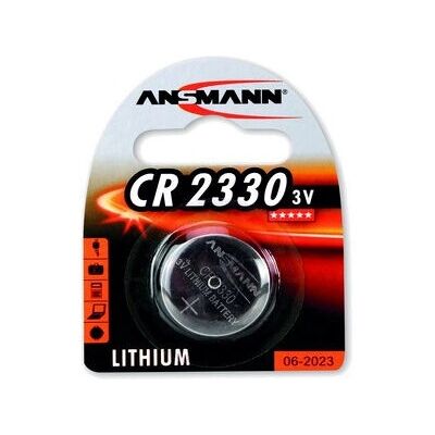 Ansmann 1516-0009 Bateria de lítio CR2330 - Alta performance confiável Ansmann 1516-0009 Bateria de lítio CR2330 - Alta performance confiável