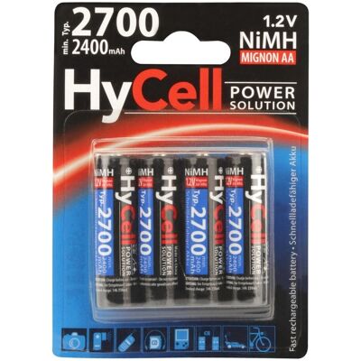 Bateria Recarregável HyCell AA 2700mAh - Baterias Bateria Recarregável HyCell AA 2700mAh - Baterias
