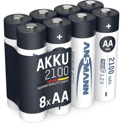Ansmann AA 2100mAh Oplaadbare Batterij - Lange levensduur NiMH AA Ansmann AA 2100mAh Oplaadbare Batterij - Lange levensduur NiMH AA