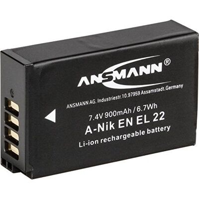 Ansmann - 1400-0065 - 900 mAh - 7,4 V - batterie d'appareil photo Ansmann - 1400-0065 - 900 mAh - 7,4 V - batterie d'appareil photo