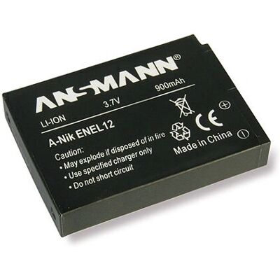 Bateria de íons de lítio Nikon EN EL 12 - 900mAh - Ansmann Bateria de íons de lítio Nikon EN EL 12 - 900mAh - Ansmann