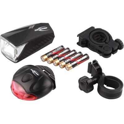 Ansmann 1600-0105 Fahrradlicht-Set - Vorder- & Rücklicht Ansmann 1600-0105 Fahrradlicht-Set - Vorder- & Rücklicht