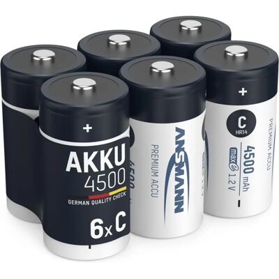 Ansmann HR14 High Capacity Rechargeable Battery - Battery Ansmann HR14 High Capacity Rechargeable Battery - Battery