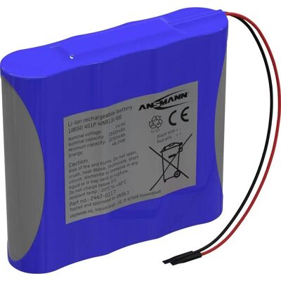 Ansmann 18650 Batteripack - Wiederaufladbare Lithium-Ionen-Zellen Ansmann 18650 Batteripack - Wiederaufladbare Lithium-Ionen-Zellen