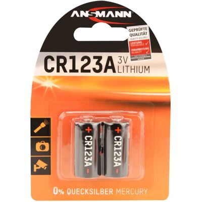 Bateria de Câmera de Lítio Ansmann CR17335 - 1375mAh - 3V - 2 pcs Bateria de Câmera de Lítio Ansmann CR17335 - 1375mAh - 3V - 2 pcs
