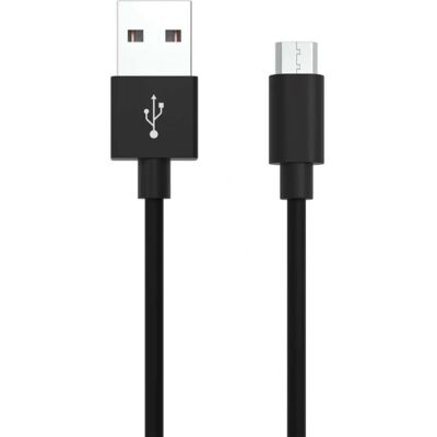 Ansmann USB-Kabel - 2m, Schwarz, Micro-USB B Ansmann USB-Kabel - 2m, Schwarz, Micro-USB B