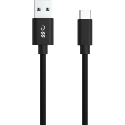 Ansmann USB-kabel 2m svart - USB 3.2 Gen 1 Ansmann USB-kabel 2m svart - USB 3.2 Gen 1