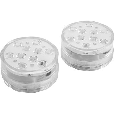 Ensemble de Lampes LED étanches pour piscine Ansmann - 16 couleurs, 4 effets - Publicité Ensemble de Lampes LED étanches pour piscine Ansmann - 16 couleurs, 4 effets - Publicité
