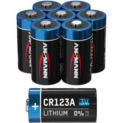 ANSMANN 1520-0011 Batterij - 8x CR123A 3V Hoge prestatie ANSMANN 1520-0011 Batterij - 8x CR123A 3V Hoge prestatie