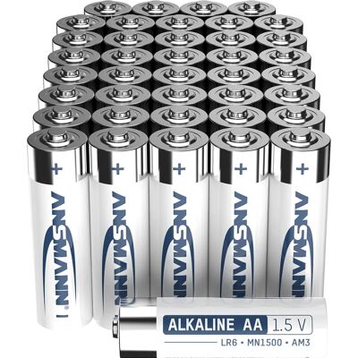Batterie Ansmann LR6 AA 40 pezzi - Uso quotidiano Batterie Ansmann LR6 AA 40 pezzi - Uso quotidiano