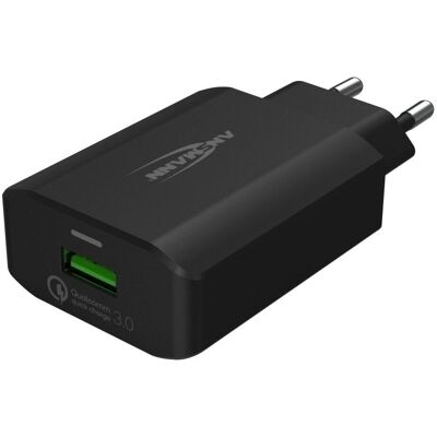 Ansmann Schwarzes 130Q USB-Ladegerät - Schnelles Laden für Innen Ansmann Schwarzes 130Q USB-Ladegerät - Schnelles Laden für Innen