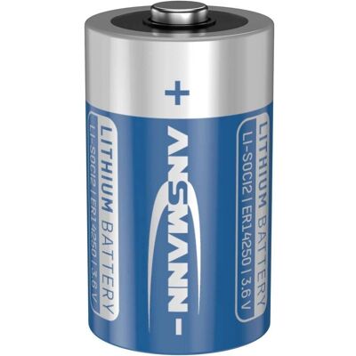 Pile au lithium Ansmann ER14250 - 1200mAh - 1/2 AA - 3.6V Pile au lithium Ansmann ER14250 - 1200mAh - 1/2 AA - 3.6V