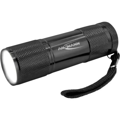 Lampe de poche noire Ansmann Action COB LED - Torche - Publicité Lampe de poche noire Ansmann Action COB LED - Torche - Publicité