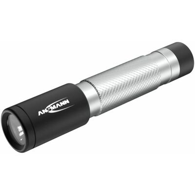 Ansmann Taschenlampe - 50B LED Alltagslampe - Schwarz, Silber Ansmann Taschenlampe - 50B LED Alltagslampe - Schwarz, Silber