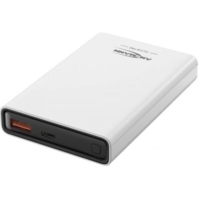 Ansmann Powerbank 10.000mAh Weiß - Kompakt & Schnellladung Ansmann Powerbank 10.000mAh Weiß - Kompakt & Schnellladung