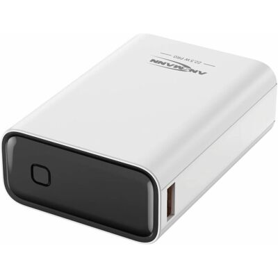 Power Bank Ansmann 20000mAh Λευκό - Με Power Delivery και Γρήγορη Φόρτιση Power Bank Ansmann 20000mAh Λευκό - Με Power Delivery και Γρήγορη Φόρτιση