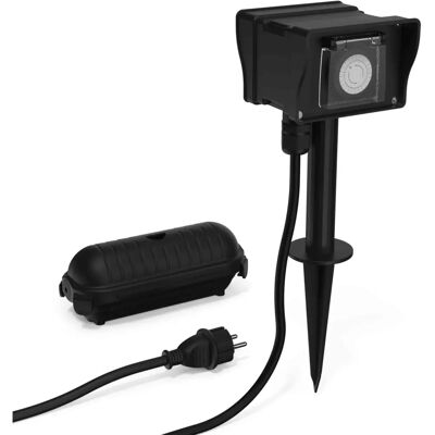 Temporizador exterior Ansmann 1260-0012 con 2 enchufes - Timer Temporizador exterior Ansmann 1260-0012 con 2 enchufes - Timer
