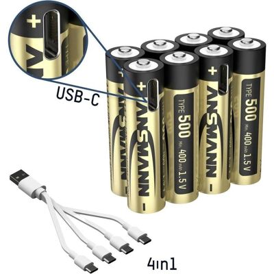 Pile rechargeable lithium AAA Ansmann 1311-0031 - Batteries et Accumulateurs - Publicité Pile rechargeable lithium AAA Ansmann 1311-0031 - Batteries et Accumulateurs - Publicité