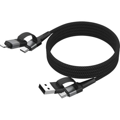 Ansmann 1700-0188 USB-kabel - 120cm - Svart Ansmann 1700-0188 USB-kabel - 120cm - Svart
