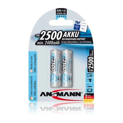 Ansmann MaxE Plus AA Uppladdningsbart Batteri - 2500mAh - Husbatteri Ansmann MaxE Plus AA Uppladdningsbart Batteri - 2500mAh - Husbatteri