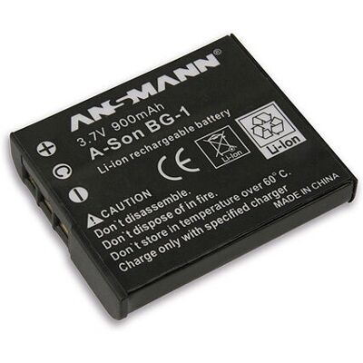 Batterie d'appareil photo Lithium-Ion Ansmann A-Son BG 1 - 900 mAh Batterie d'appareil photo Lithium-Ion Ansmann A-Son BG 1 - 900 mAh