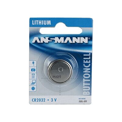 Bateria de lítio Ansmann CR2032 - Compacta, 3V, 240mAh Bateria de lítio Ansmann CR2032 - Compacta, 3V, 240mAh