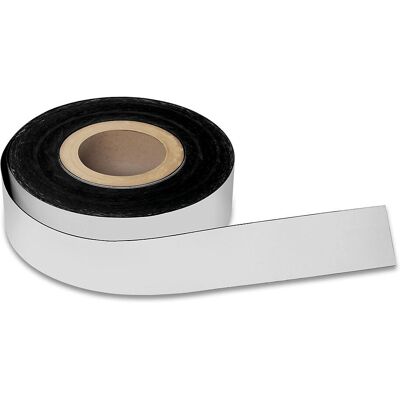 Magnetyczna taśma - Biała PVC, 15mm x 30m - Magnetic Tape Magnetyczna taśma - Biała PVC, 15mm x 30m - Magnetic Tape