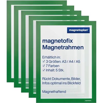 Cornice Magnetica Verde DIN A3 - 5 pezzi Cornice Magnetica Verde DIN A3 - 5 pezzi