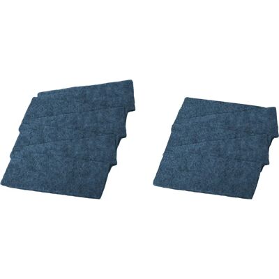 Accessoires de nettoyage pour tableaux blancs Magnetoplan - Lot de 3 chiffons bleus - Publicité Accessoires de nettoyage pour tableaux blancs Magnetoplan - Lot de 3 chiffons bleus - Publicité