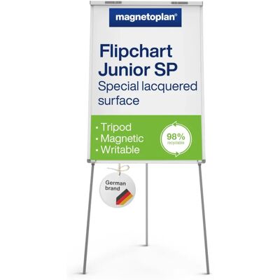 Magnetoplan Junior SP Flipchart - Fehér - Állítható magasság - 66x95cm Magnetoplan Junior SP Flipchart - Fehér - Állítható magasság - 66x95cm